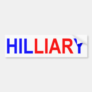 HILLIARY Bumper Sticker