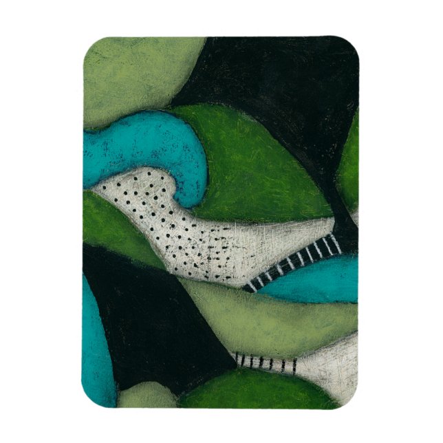 Hills And Dales Refrigerator Magnet (Vertical)