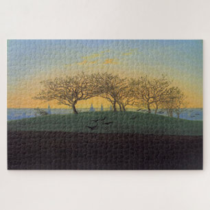 Hills and Ploughed Fields near Dresden – Friedrich Jigsaw Puzzle