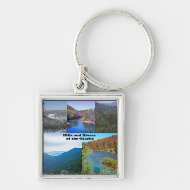 Hills and Rivers of the Ozarks Key Ring (Front)