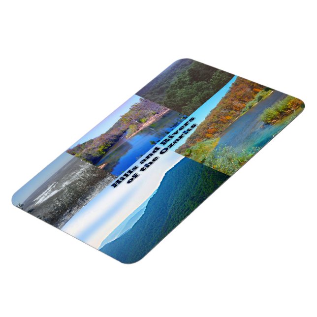 Hills and Rivers of the Ozarks Magnet (Left Side)