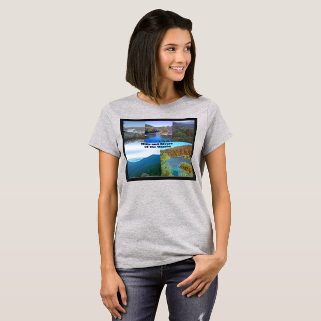Hills and Rivers of the Ozarks Womens T-Shirt (Front Full)