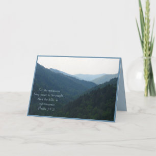 Hills and Valleys Card