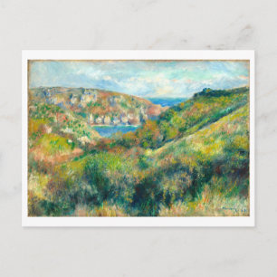 Hills Around the Bay of Moulin Huet, Guernsey Postcard