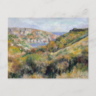 Hills around the Bay of Moulin Huet - Renoir Postcard