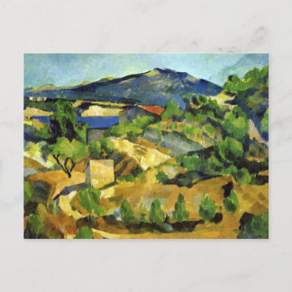 Hills in the French Provence - Paul Cezanne Postcard