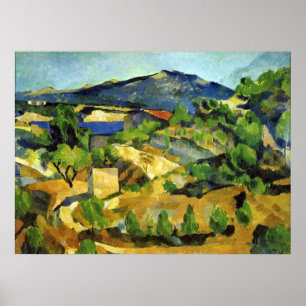 Hills in the French Provence - Paul Cezanne Poster