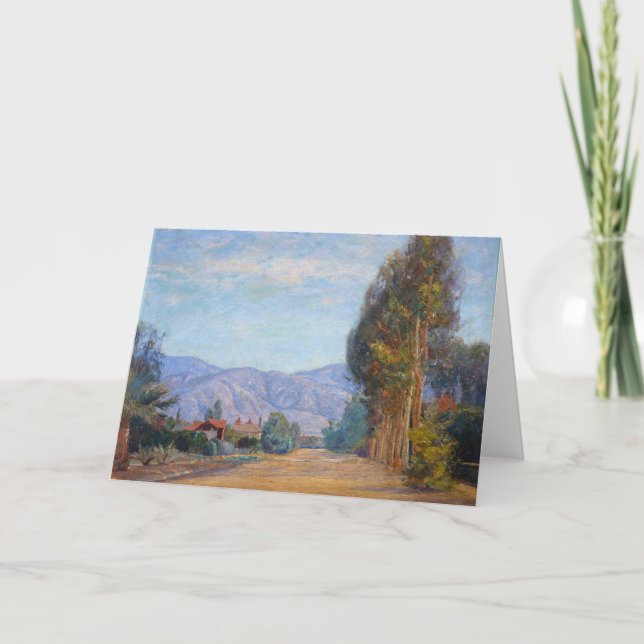 Hills Near Redlands, CA | Theodore Clement Steele Card (Front)