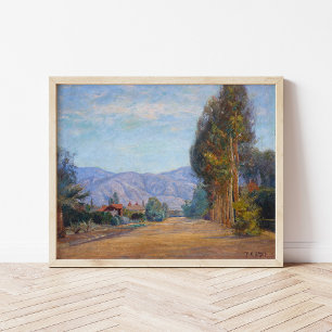 Hills Near Redlands, CA   Theodore Clement Steele Poster