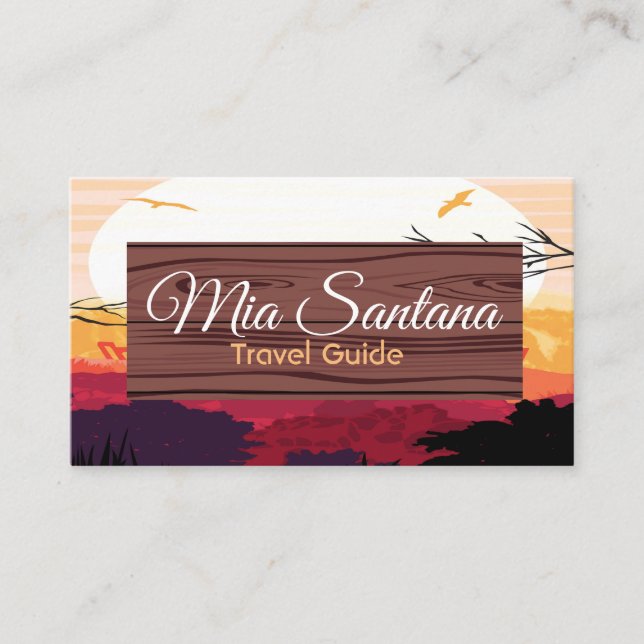 Hills Of The Stars Business Card (Front)