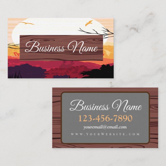 Hills Of The Stars Business Card (Front/Back)