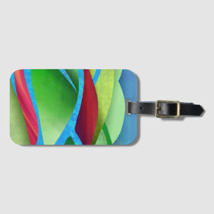 Hills On Ice Luggage Tag