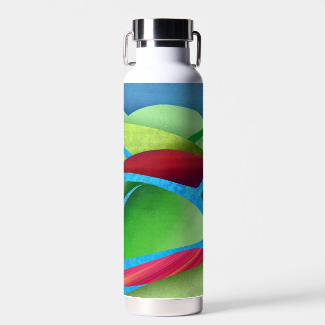 Hills On Ice Water Bottle (Front)
