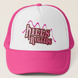 Hills Rolling - Trucker Hat in PINK