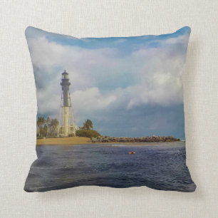 Hillsboro Inlet Light Scenic Cushion