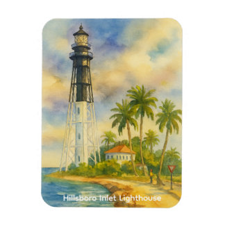 Hillsboro Inlet Lighthouse Flexible Photo Magnet
