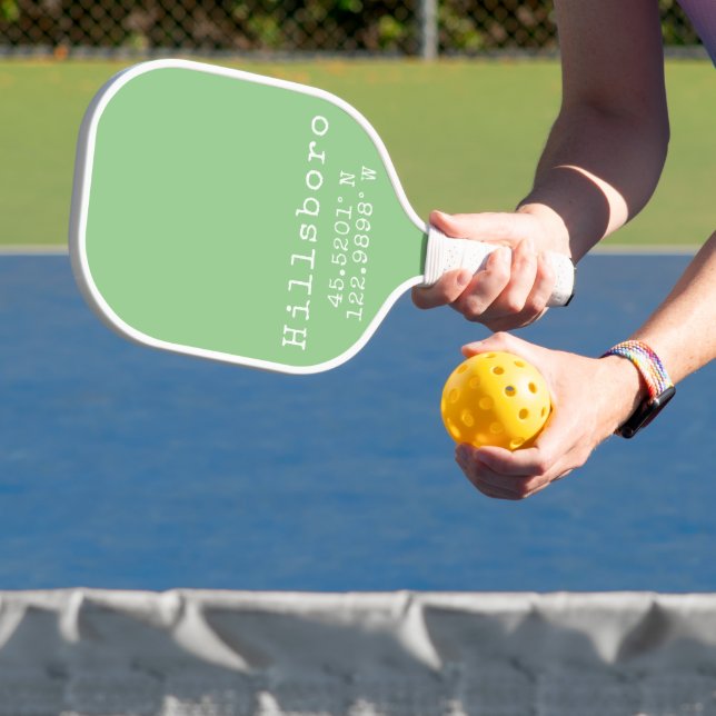 Hillsboro Oregon Latitude Longitude   Pickleball Paddle (Insitu)