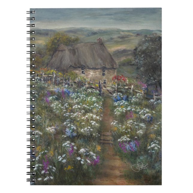 "Hillside - An English Cottage" Notebook (Front)
