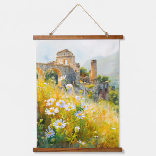 Hillside Sicily  Hanging Tapestry