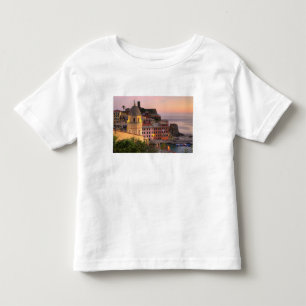Hillside town of Vernazza in the evening, Cinque Toddler T-Shirt