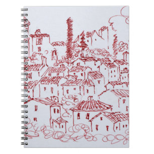 Hilltop Town of Callian   South of France Notebook
