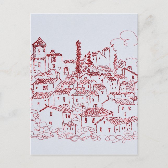 Hilltop Town of Callian | South of France Postcard (Front)