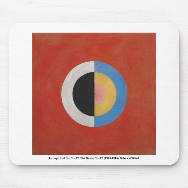 Hilma af Klint abstract art Mouse Pad (Front)
