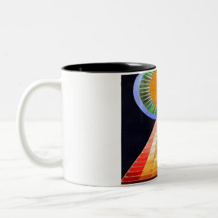 Hilma af Klint Altarpiece Two-Tone Coffee Mug