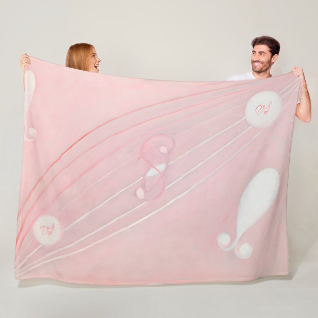 Hilma af Klint by The Eros Series, nr. 8 Fleece Blanket (In Situ)