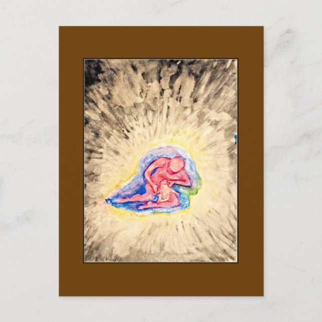 Hilma af Klint - Mother and Child Postcard (Front)