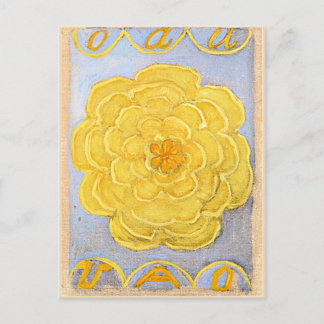 Hilma af Klint - Primordial Chaos, No. 24 Holiday Postcard (Front)