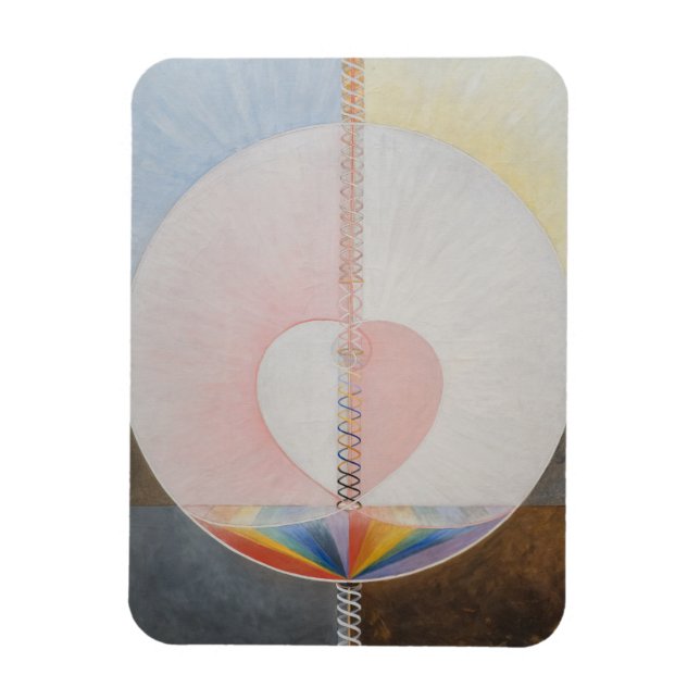 Hilma Af Klint, The Dove No.25, Abstract Art Magnet (Vertical)