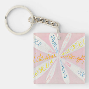 Hilma af Klint - The Eros Series, nr. 5 Key Ring