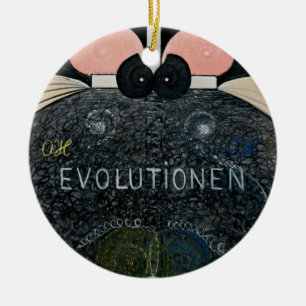 Hilma af Klint - The Evolution, 7 Ceramic Ornament