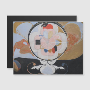Hilma Af Klint, The Evolution No.13, Abstract Art Magnetic Invitation