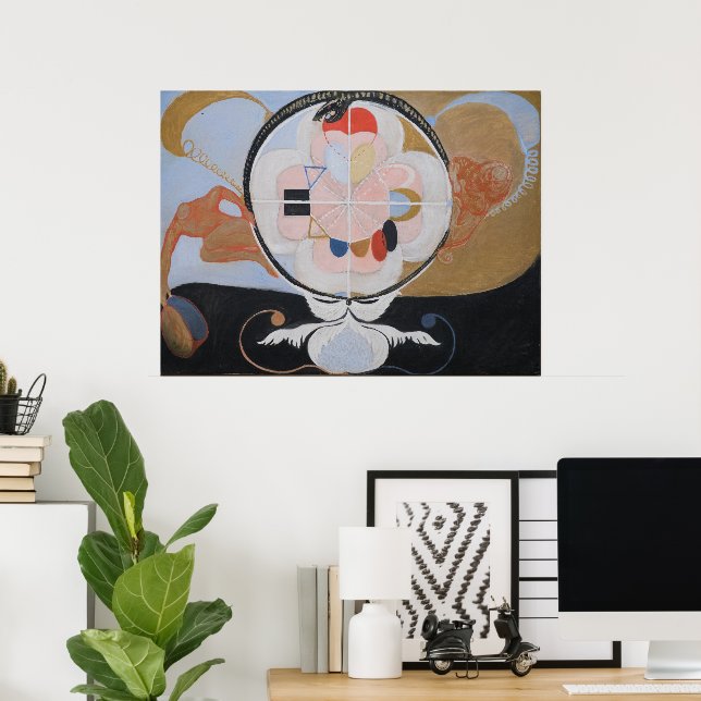 Hilma Af Klint, The Evolution No.13, Abstract Art Poster (Home Office)