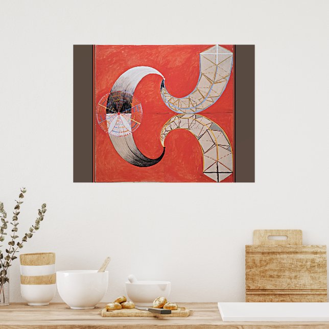 Hilma af Klint - The Swan No. 09 Poster (Kitchen)