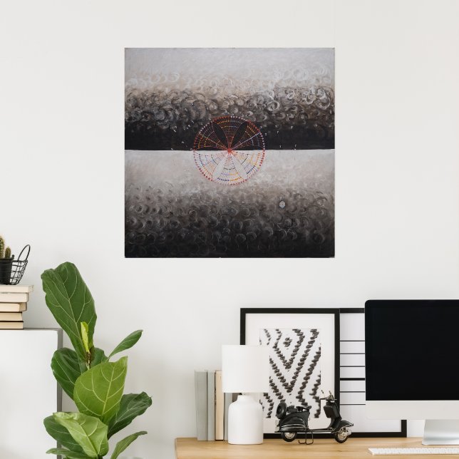 Hilma Af Klint, The Swan No.10, Abstract Art Poster (Home Office)