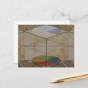 Hilma Af Klint, The Swan No.23, Abstract Art Postcard