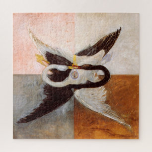 Hilma Af Klint, The Swan No.24, Abstract Art Jigsaw Puzzle