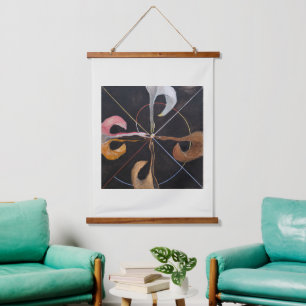 Hilma Af Klint, The Swan No.7, Abstract Art Hanging Tapestry