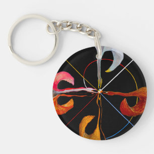 Hilma af Klint - The Swan No. 7 Key Ring