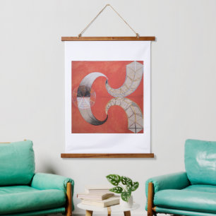 Hilma Af Klint, The Swan No.9, Abstract Art Hanging Tapestry