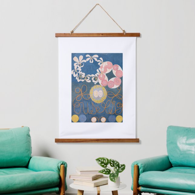 Hilma Af Klint, The Ten Largest No1, Abstract Art Hanging Tapestry (Living Room)