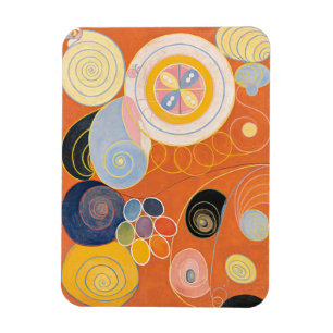 Hilma Af Klint, The Ten Largest No3, Abstract Art Magnet