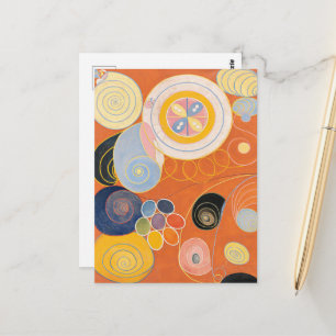 Hilma Af Klint, The Ten Largest No3, Abstract Art Postcard