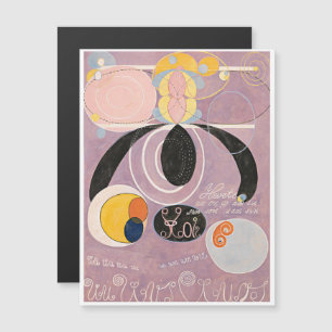 Hilma Af Klint, The Ten Largest No6, Abstract Art Magnetic Invitation
