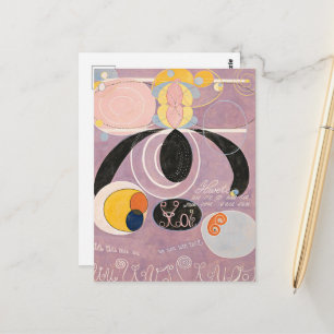 Hilma Af Klint, The Ten Largest No6, Abstract Art Postcard