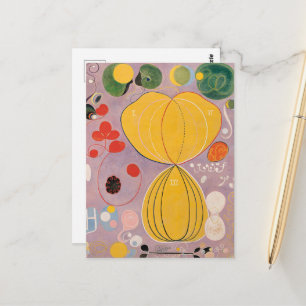 Hilma Af Klint, The Ten Largest No7, Abstract Art Postcard