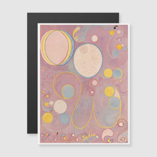 Hilma Af Klint, The Ten Largest No8, Abstract Art Magnetic Invitation